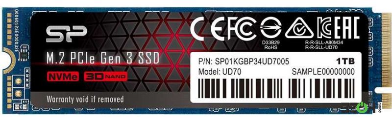 SSD Silicon-Power UD80 1TB SP01KGBP34UD8005 купить в Гомеле - цена в интернет-магазине ZEON