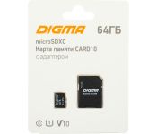   Digma MicroSDXC Class 10 Card10 DGFCA064A01