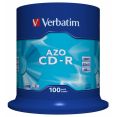  CD-R Verbatim 700Mb 52x Cake Box (100) (43430)