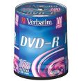  DVD-R Verbatim 4.7Gb 16x Cake Box (100) (43549)