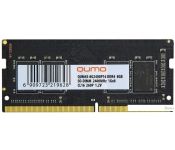   QUMO 8GB DDR4 SODIMM PC4-19200 QUM4S-8G2400P16