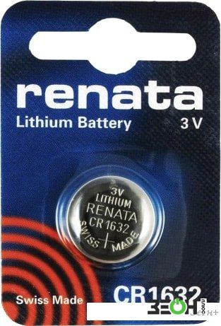 Батарейки Renata Lithium CR1632 купить в Гомеле - цена в интернет-магазине ZEON