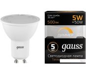   Gauss LED MR16 GU10 5  2700  101506105-D