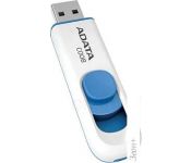 USB Flash A-Data C008 White+Blue 16  (AC008-16G-RWE)