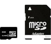   Smart Buy microSDHC (Class 10) 8  + SD  (SB8GBSDCL10-01)