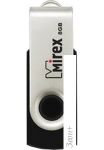 USB Flash Mirex SWIVEL RUBBER BLACK 8GB (13600-FMURUS08)