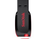 USB Flash SanDisk Cruzer Blade Black 128GB (SDCZ50-128G-B35)