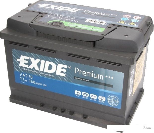 Аккумулятор Exide Premium Ea770 Купить