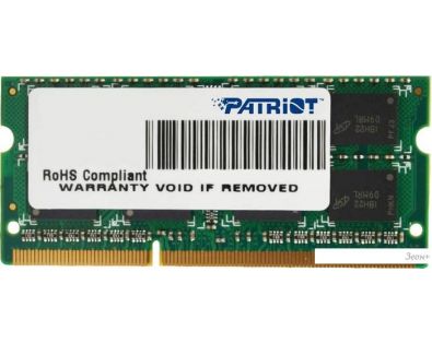   Patriot Signature Line 4GB DDR3 SO-DIMM PC3-12800 [PSD34G16002S]