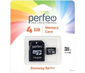   Perfeo microSDHC PF4GMCSH10AES 4GB ( )