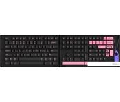   Akko Black & Pink Cherry Profile keycaps 229 