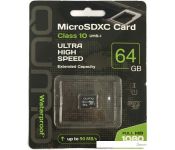   QUMO microSDXC QM64GMICSDXC10U1NA 64GB