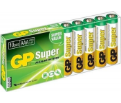  GP Super Alkaline 24A LR03 AAA (10) GP 24A-B10