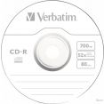 CD-R  Verbatim DL Extra Protection 700Mb 52x 43725 (CakeBox, 10 .)
