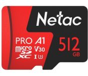   Netac MicroSDXC 512GB V30/A1/C10 Netac P500 Extreme Pro