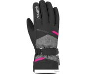  Reusch Hannah R-Tex XT 6031213 7771 (- 6.5, black/black melange/pink glo)