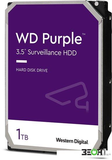 Жесткий диск WD Purple 1TB WD11PURZ купить в Гомеле - цена в интернет-магазине ZEON