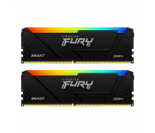   Kingston 16GB DDR4 3733MHz DIMM FURY Beast Black RGB XMP KF437C19BB2AK2/16 kit 2x