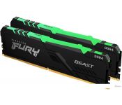   Kingston FURY Beast RGB 2x8 DDR4 2666  KF426C16BB2AK2/16