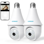  Litocam 4MP Wi-fi Outdoor Camera Detection Alarm 2Pack Cam S1