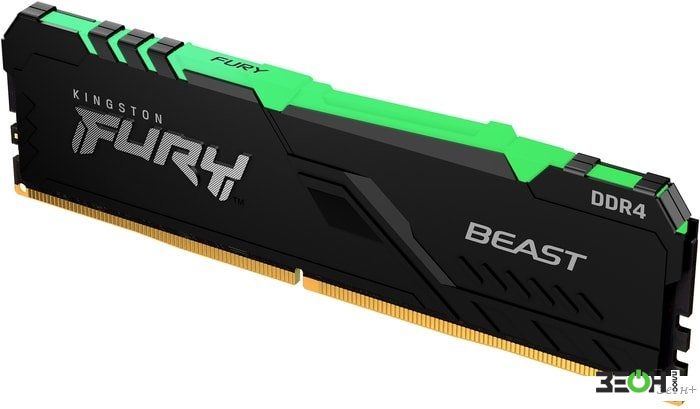 Оперативная память Kingston FURY Beast RGB 16ГБ DDR4 3200 МГц KF432C16BB12A/16 купить в Гомеле - цена в интернет-магазине ZEON