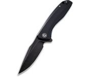   Civivi Baklash 9Cr18MoV Steel Black Stonewashed Handle G10 C801H ()