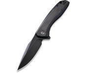   Civivi Baklash 9Cr18MoV Steel Black Stonewashed Handle G10 C801I ()