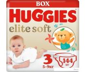  Huggies Elite Soft Box 3 (144 )