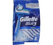   Gillette Blue Simple3 (8 ) 7702018429660