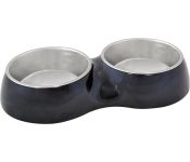   Duvo Plus Feeding Bowl Double + Socket Glossy Duo ()