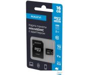   Maxvi microSDHC 16GB Class 10 UHS-I (1) MSD16GBC10V10