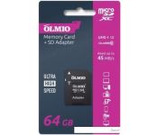   Olmio microSDXC 64GB UHS-I U3