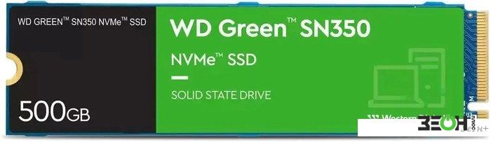 SSD WD Green SN350 500GB WDS500G2G0C купить в Гомеле - цена в интернет-магазине ZEON