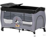 - Hauck Sleepn Play 60069-6 (Center Mickey Mouse Grey)