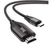  Hoco UA16 USB Type-C - HDMI (2 , )