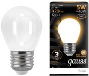   Gauss Filament Globe E27 5  2700  105202105