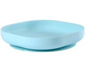    Beaba Assiette Silicone 913430 (Plate Blue)