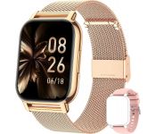   Popglory P66, Stainless Steel Rose Gold-Pink X001M8VBBJ