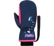   Reusch Kids Mitten 6285405-4540 (- 4, Dress Blue/Knockout Pink)