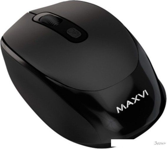 Мышь Maxvi MWS-01 (черный)