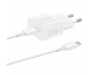   Samsung Adapter 25W PD USB-C Cable 2-pin (White)