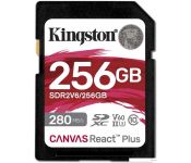   Kingston Canvas React Plus V60 SDXC 256GB