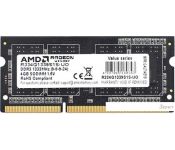   AMD Radeon R3 4GB DDR3 SODIMM PC4-10600 R334G1339S1S-UO