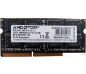   AMD Radeon R3 4GB DDR3 SODIMM PC4-10600 R334G1339S1S-U