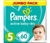  Pampers Active Baby-Dry 5 Junior (60 )