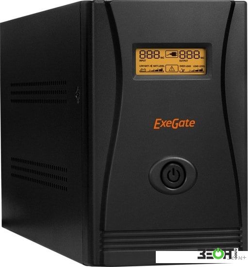 Источник бесперебойного питания ExeGate SpecialPro Smart LLB-1500.LCD.AVR.C13.RJ.USB купить в Гомеле - цена в интернет-магазине ZEON