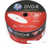 DVD-R  HP 4.7Gb 16x HP Printable,  , 50 .   69302