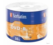 DVD-R  Verbatim 4.7Gb 16x DL Matt Silver  50 .   43791