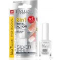  Eveline Cosmetics Nail Therapy 8  1 Silver Shine 12 