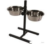    Duvo Plus Twin feeder H-stand + bowls XL